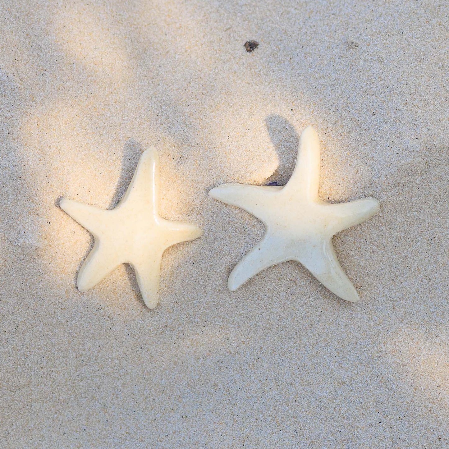 Brincos Estrela Marfim