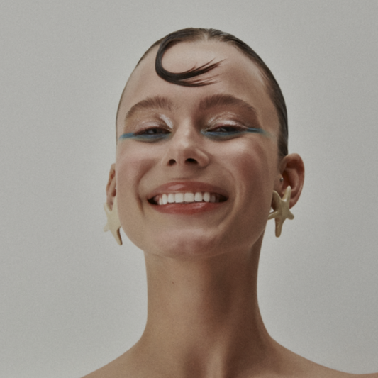 Brincos Estrela Marfim